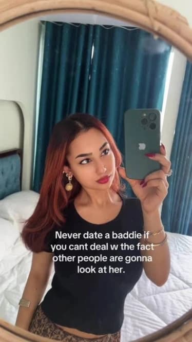 Image of Viral Desi Influencer Nude Video Leaked Squeezing Her Big Boobs