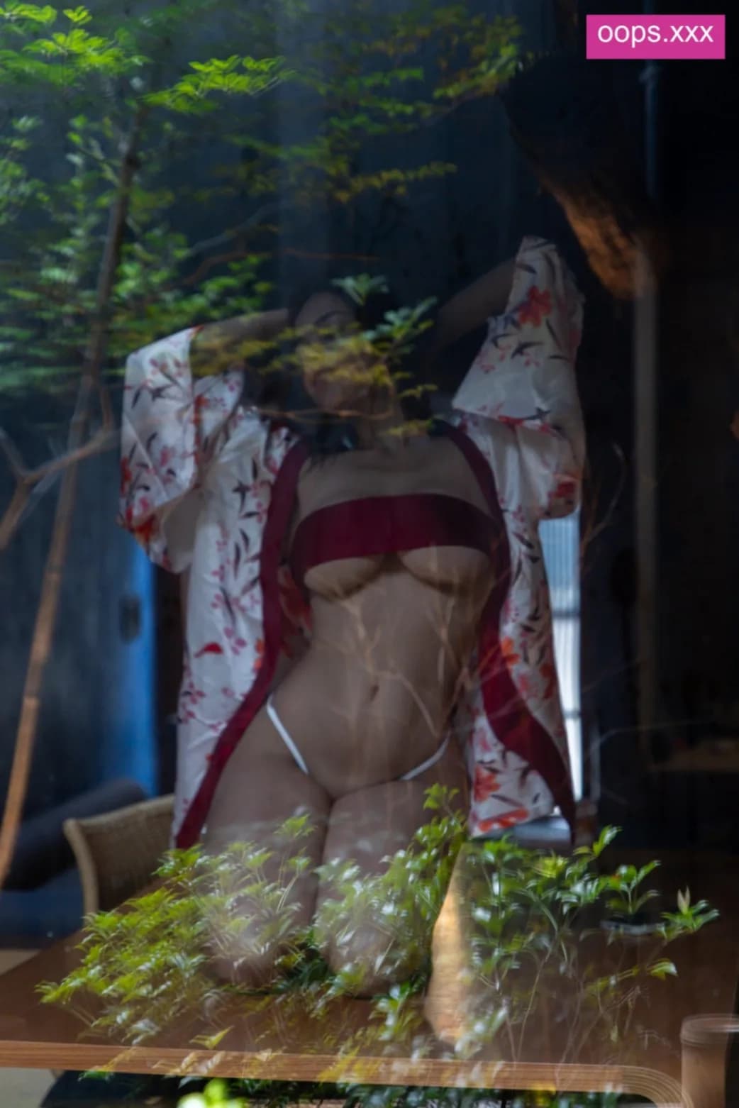 Image of Ashwitha Leaked OnlyFans Pics In Hot Japanese Kimono Teasing Her Naked Body