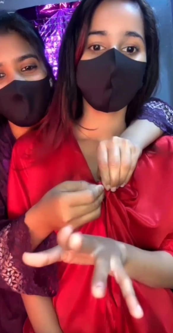 Naked Desi Lesbians Scissor Wet Pussies Until They Cum Hard