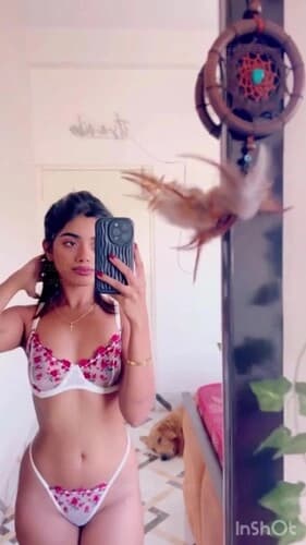 Image of Viral Instagram Model Simi Das Nude Leaked Video Stripping And Teasing
