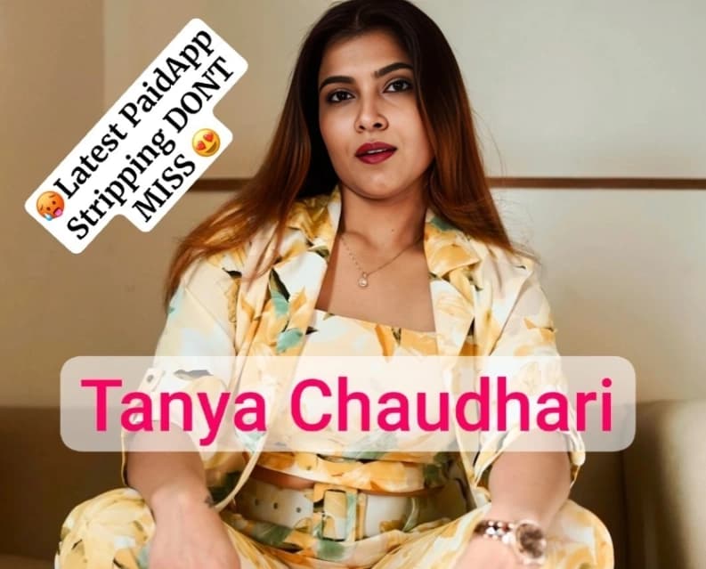 Image of Hot Desi Girl Tanya Chaudhari Nude Teasing Stripping Leaked Video Full Face