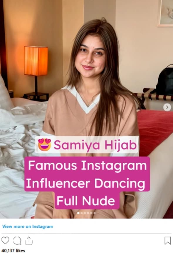 Famous Hijab Influencer Samiya Viral Nude Dancing Leaked Videos