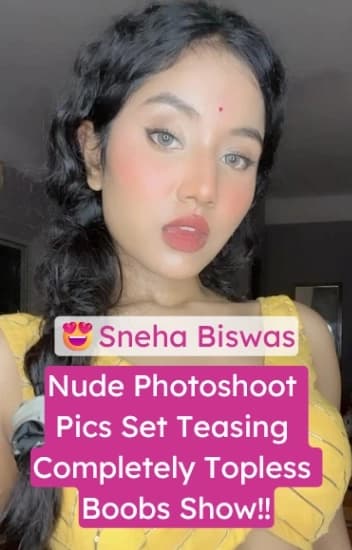 Sneha Biswas Nude Photoshoot Leaked: Topless Boobs Tease Exposed!!