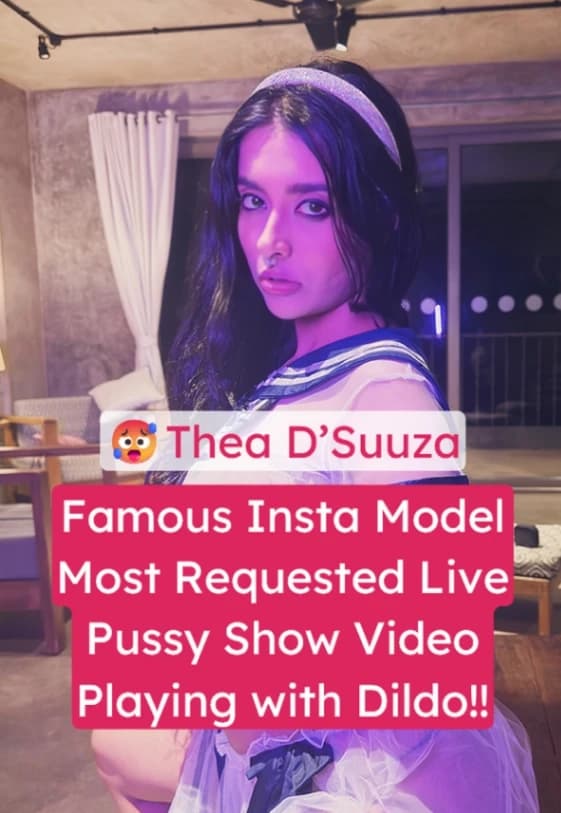 Thea D'Suuza Leaked Nude Video Fucking Her Tight Pussy with Dildo